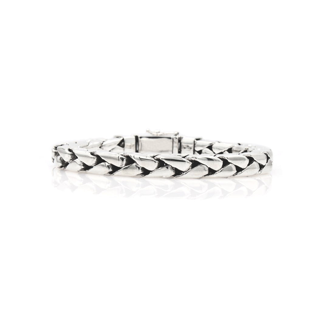 Sterling Silver Bracelet for Men's- Padian Square