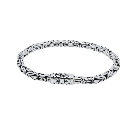 Byzantine 8mm Link Bracelet, Handcrafted