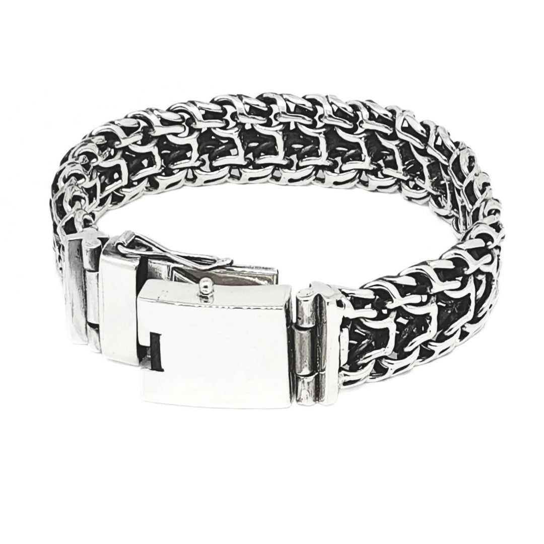 Emperor Signature Sterling Silver Jewelry, 20mm Artisan Crafted