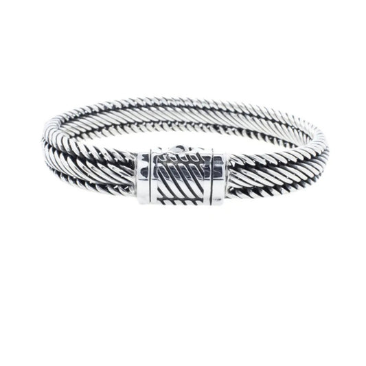 Edwin Heritage Link in Solid Sterling Silver, 10mm Wide
