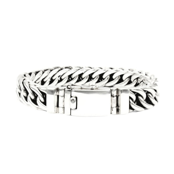 Kelabang Heritage Bracelet in Sterling Silver, 12mm