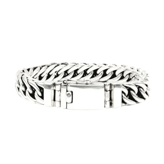 Kelabang Heritage Bracelet in Sterling Silver, 12mm