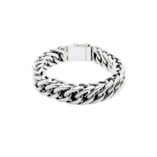 Kelabang Heritage Necklace, Artisan Sterling Silver Chain