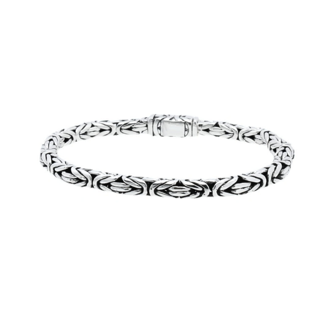 Byzantine 8mm Link Bracelet, Handcrafted