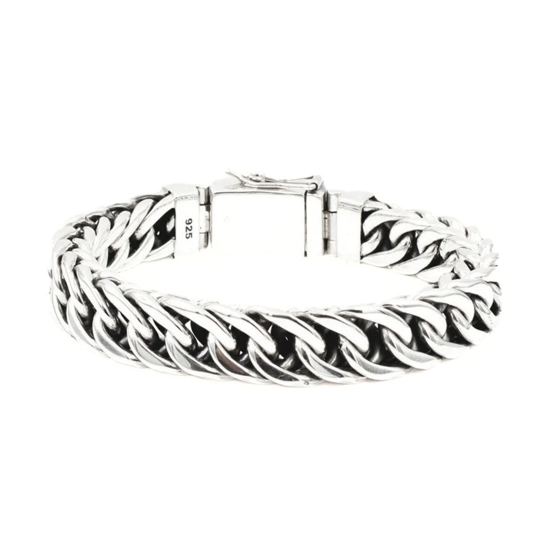 Kelabang Heritage Bracelet in Sterling Silver, 12mm