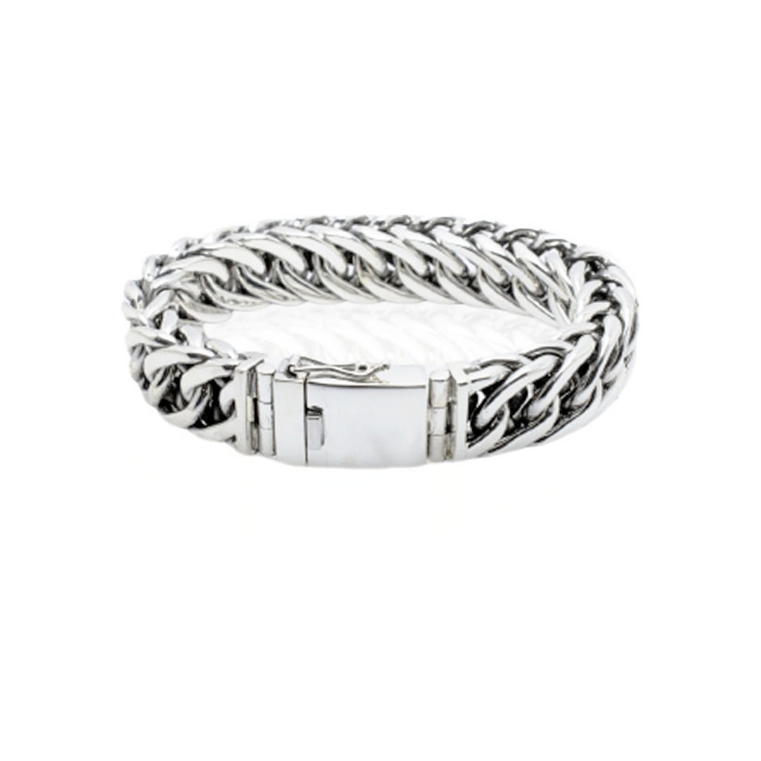 Kelabang Heritage Necklace, Artisan Sterling Silver Chain