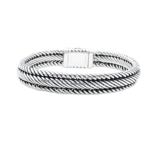 Edwin Heritage Link in Solid Sterling Silver, 10mm Wide
