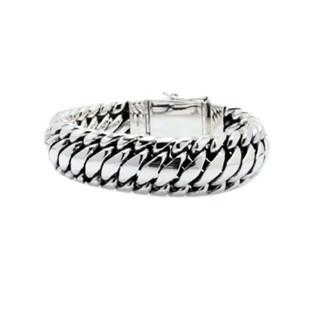 Ben Bracelet - Link Chain Bracelet, 20 mm Wide