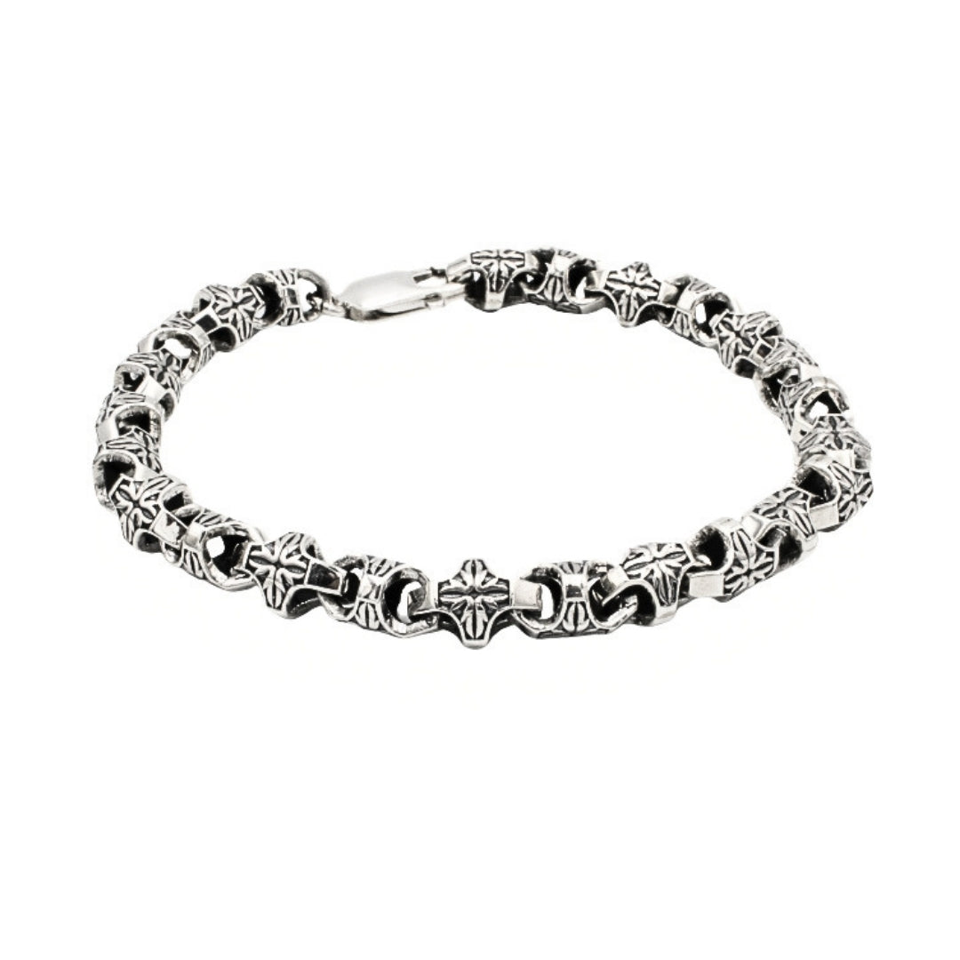 Artisan Victory Chain in Solid Sterling Silver, 8mm