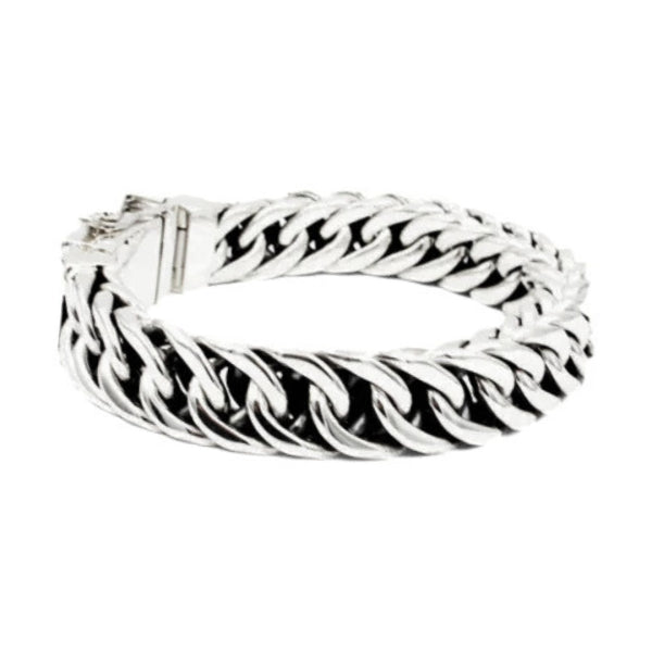 Kelabang Heritage Bracelet in Sterling Silver, 12mm