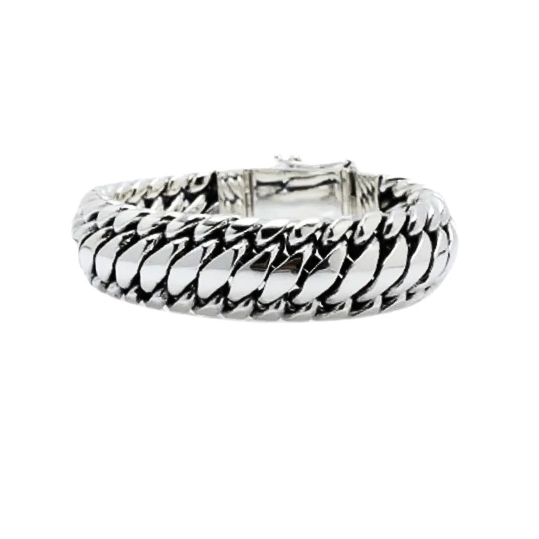 Ben Bracelet - Link Chain Bracelet, 20 mm Wide