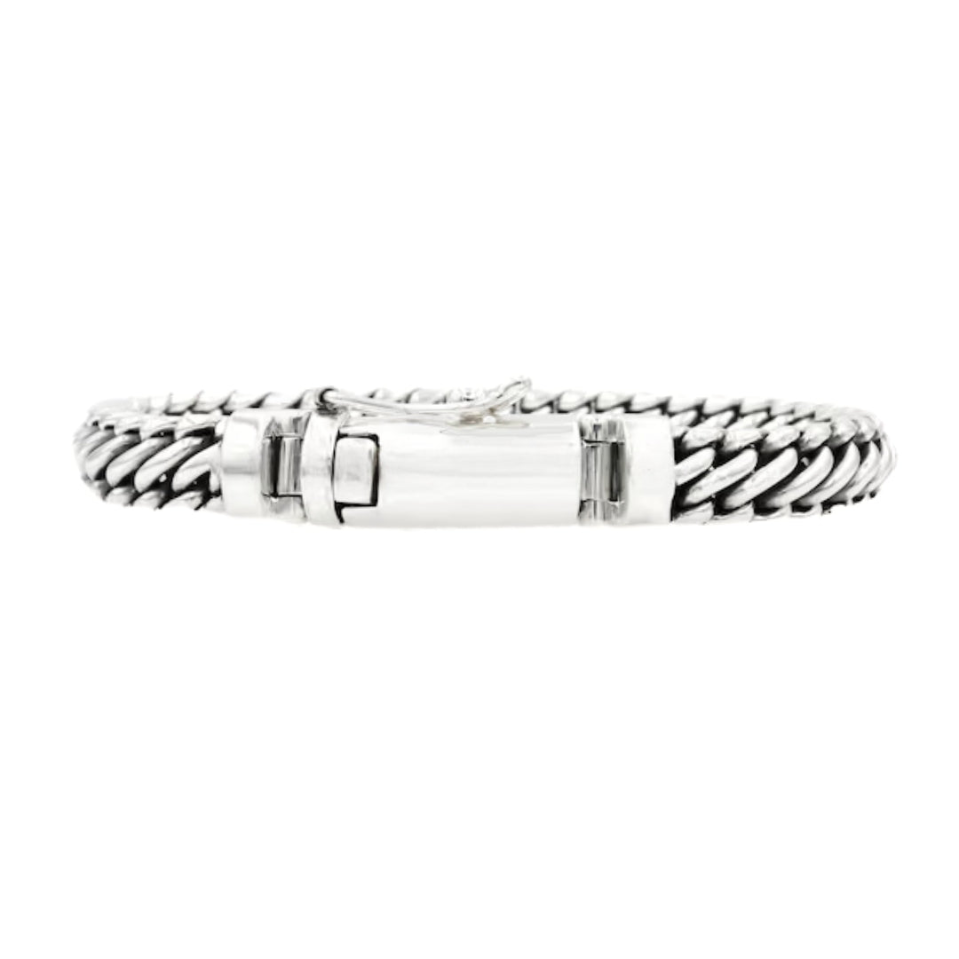 Balinese Artisan Silver Ben Chain Bracelet 8mm