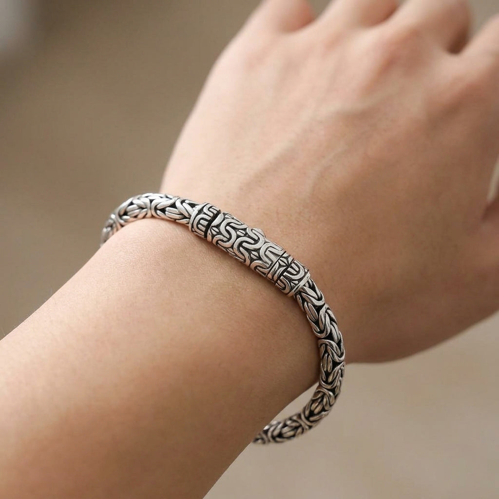 Silver Byzantine Weave Collection