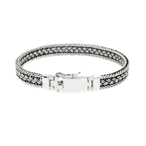 Artisan Anyaman Thailand Sterling Silver Jewelry, 8mm