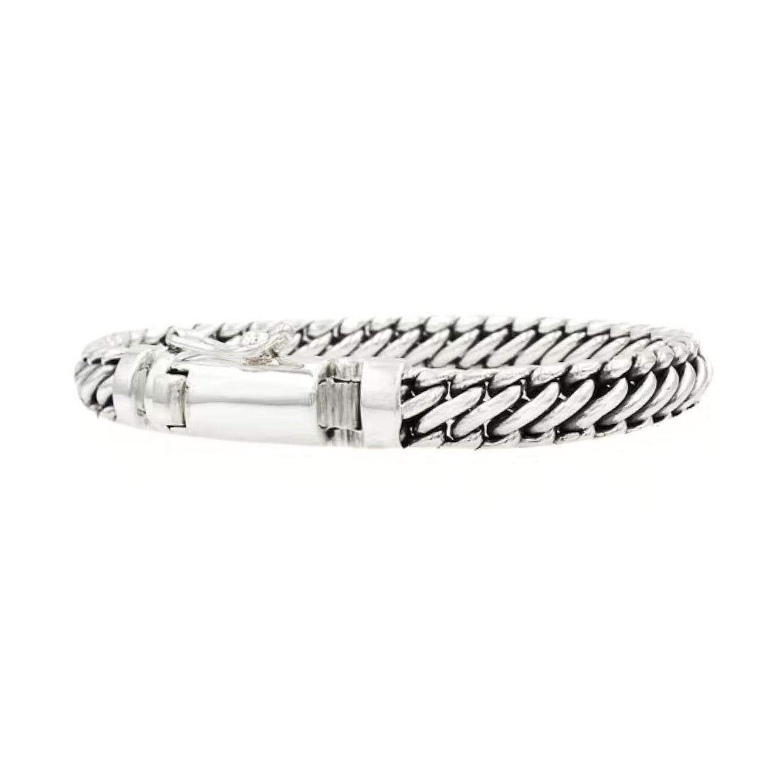 Balinese Artisan Silver Ben Chain Bracelet 8mm