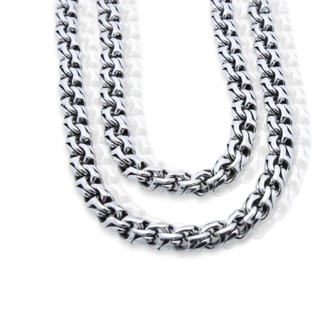 Heritage Bismarek Necklace 12mm in Sterling Silver