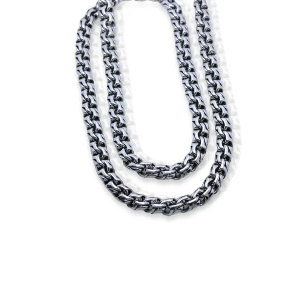 Heritage Bismarek Necklace 12mm in Sterling Silver