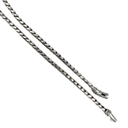 Sterling Silver Bekel Necklace – 4mm Wide