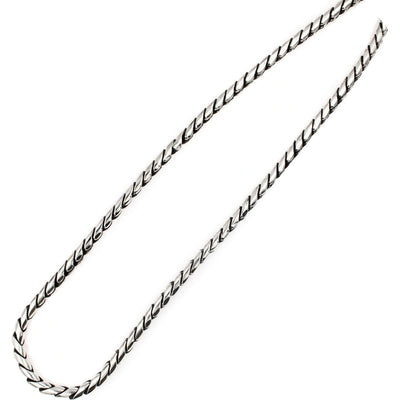 Sterling Silver Bekel Necklace – 4mm Wide