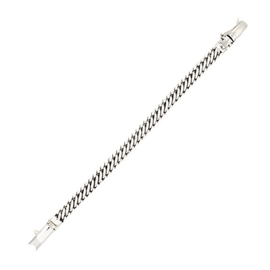 Balinese Artisan Silver Ben Chain Bracelet 8mm