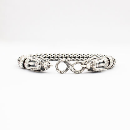 Dragon bracelet in Sterling silver for Unisex