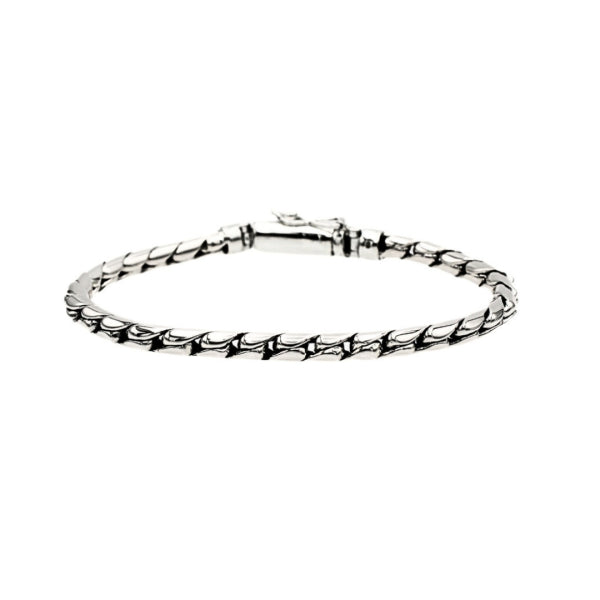 Heritage Bekel Chain 4mm, Artisan Sterling Silver Jewelry