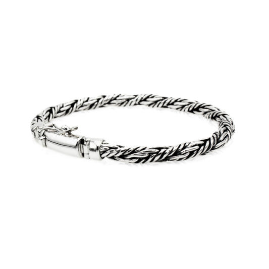 Plintir Heritage Sterling Silver Bracelet, 5mm