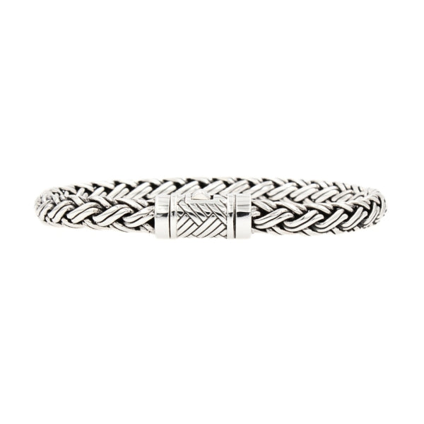 Padian Dua Link Bracelet – Sterling Silver, 8mm