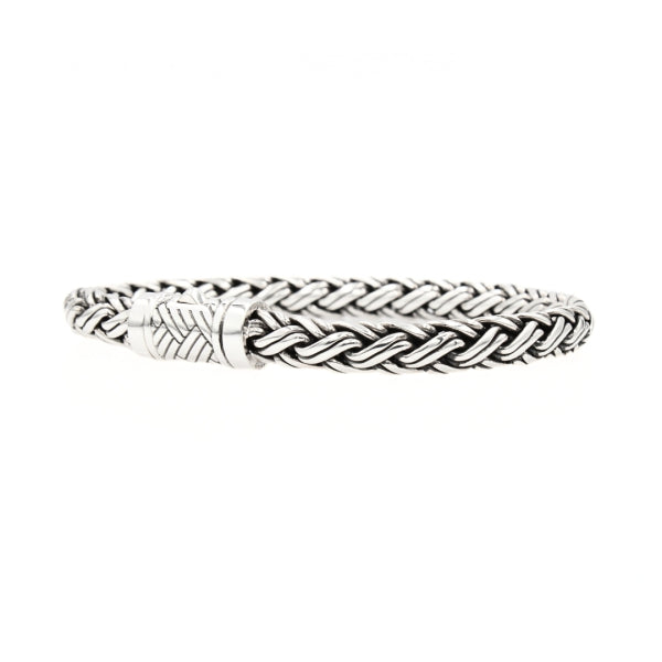 Padian Dua Link Bracelet – Sterling Silver, 8mm