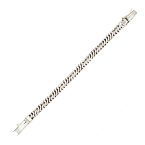 Ben 10 mm Plain Clasp Silver Bracelet Solid 925