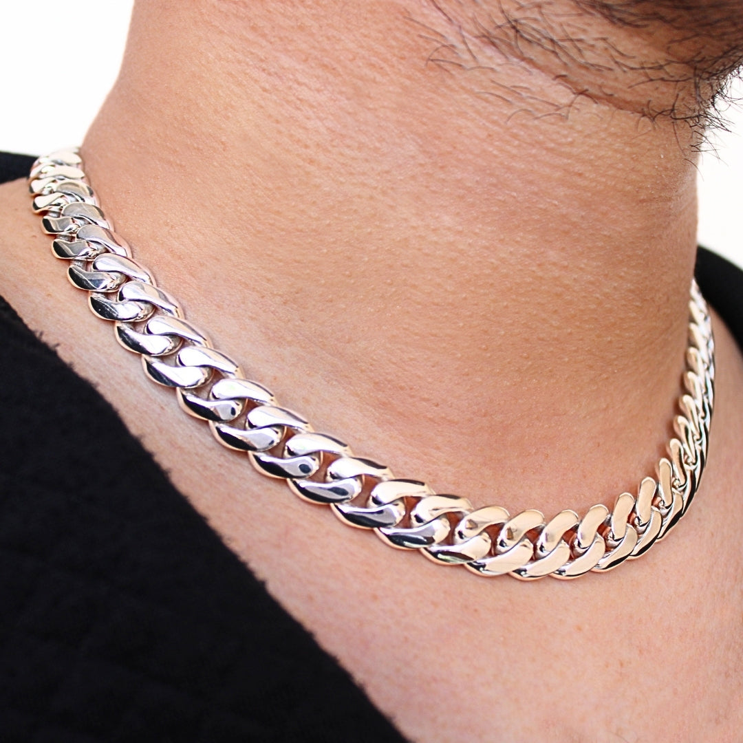 Cuban Link Necklace 12 mm Wide