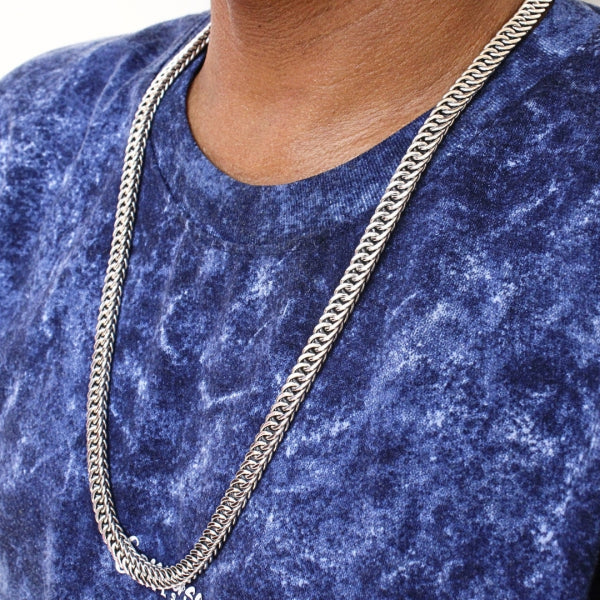 Kelabang Heritage Necklace, 7mm Sterling Silver Artisan Design