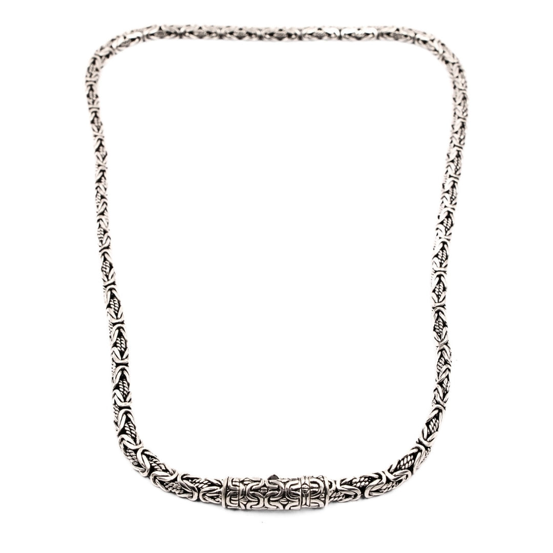 The Byzantine Tali Air Necklace, Sterling Silver