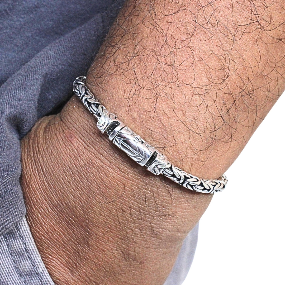 Bali Byzantine 5mm Sterling Silver Chain