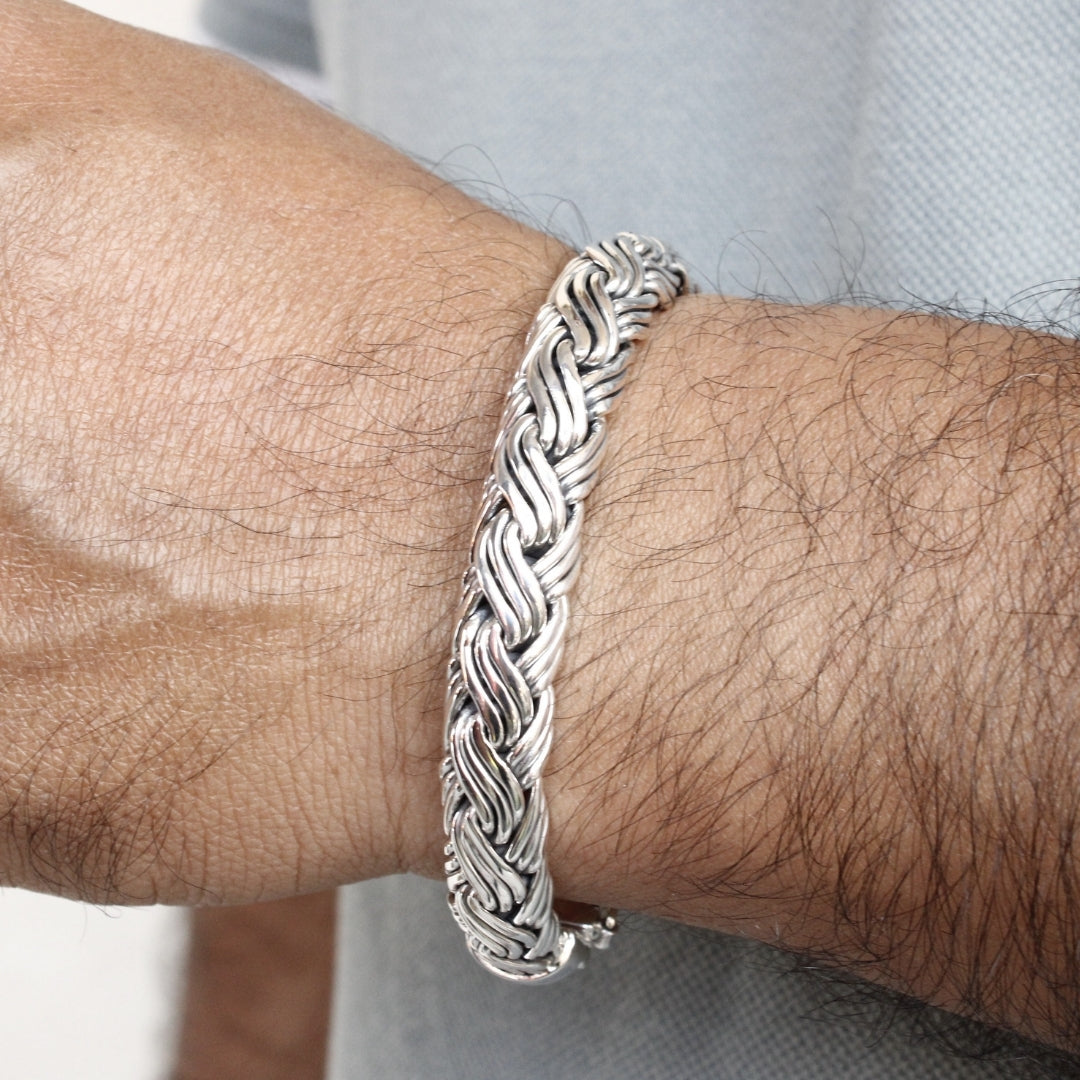 Padian Triple Chain in Sterling Silver, Signature Artisan Heritage