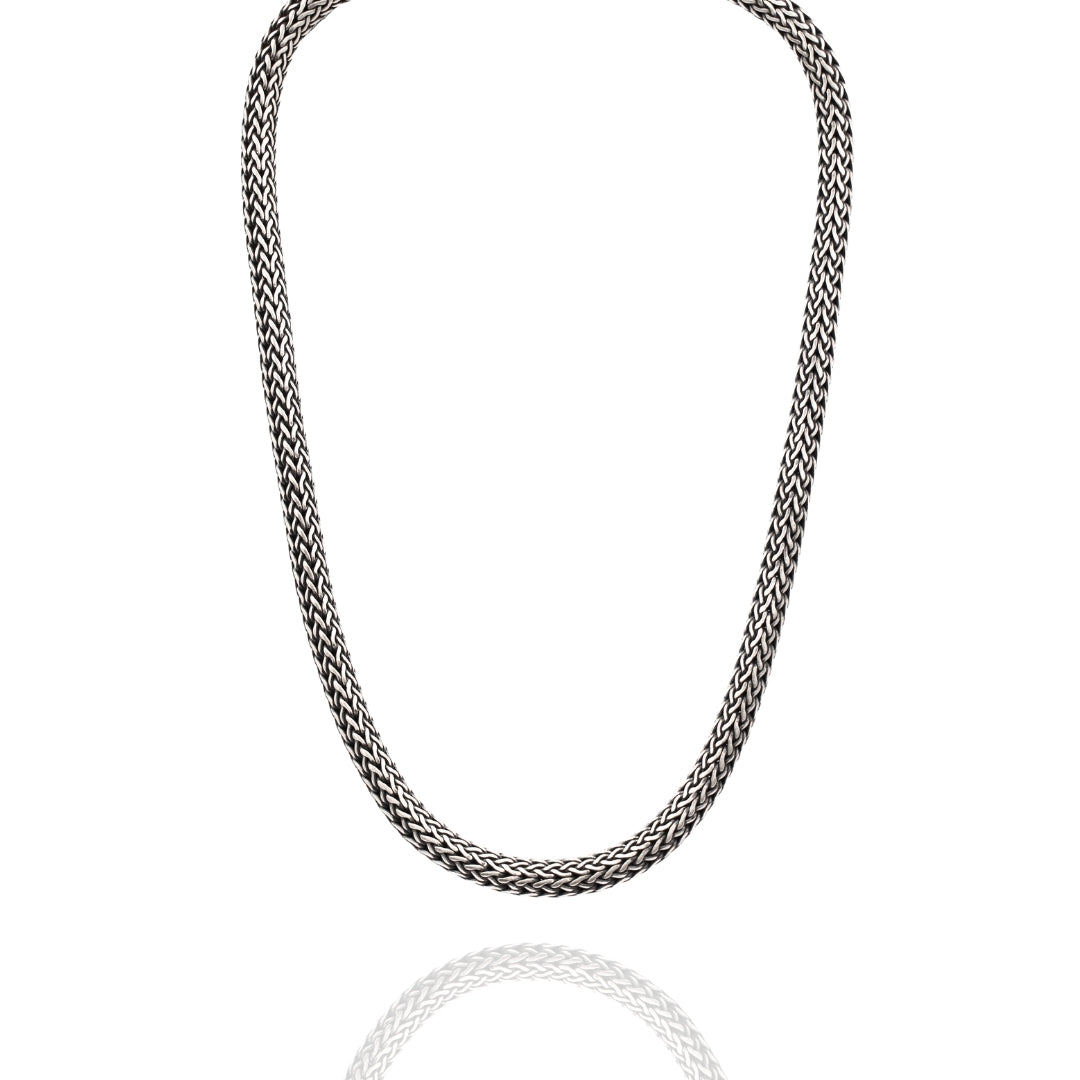 Matte Bali Tulang Naga Necklace - 925 Sterling