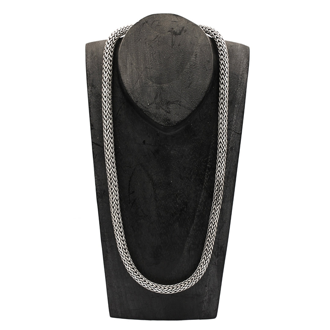 Matte Bali Tulang Naga Necklace - 925 Sterling