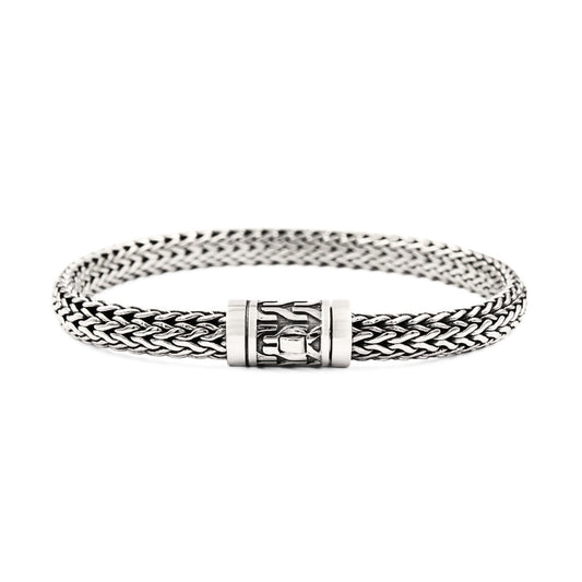 Dragon Bone Silver Bracelet - 925 Sterling