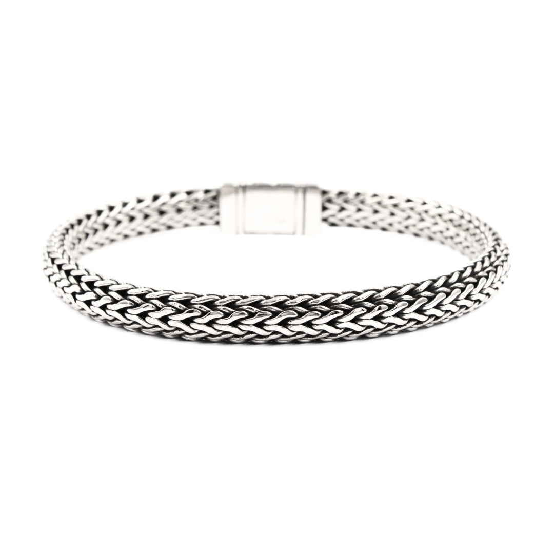 Dragon Bone Silver Bracelet - 925 Sterling