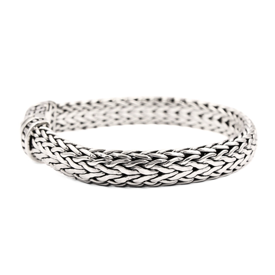 Tulang Naga Silver Bracelet 10mm - 925 Sterling