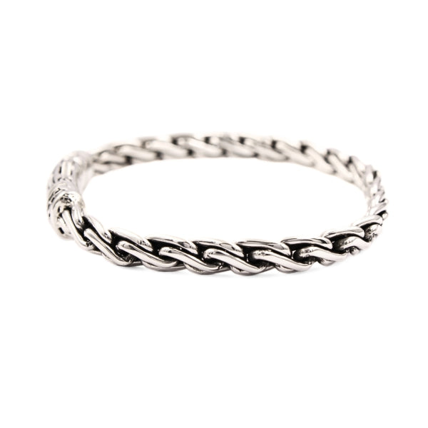 Padian Satu Signature Wide Bracelet in Sterling Silver