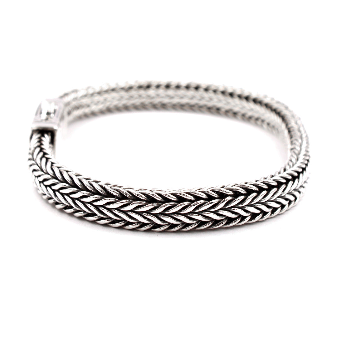 Tulang Naga Heritage Bracelet, Artisan Sterling Silver