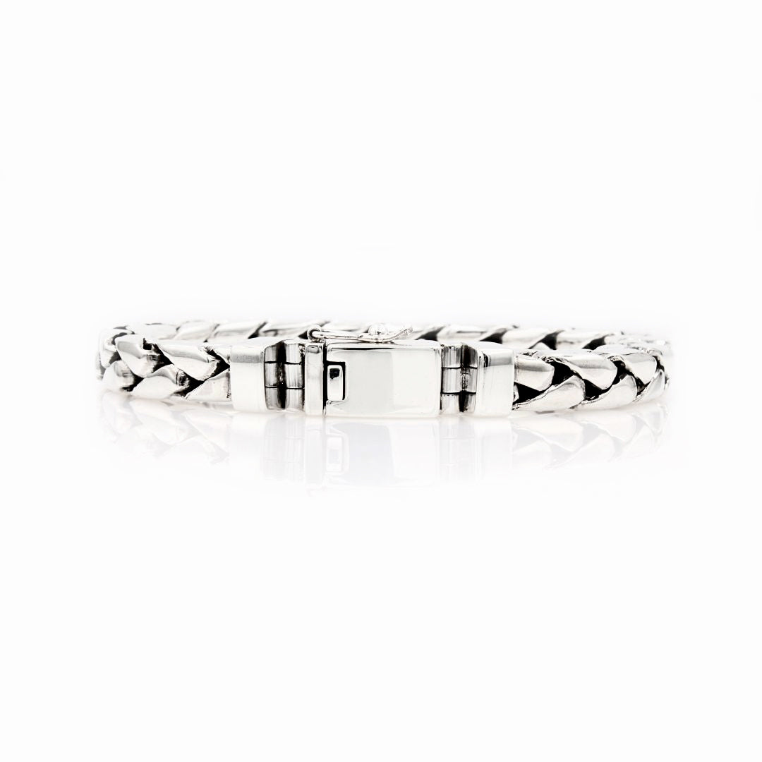 Sterling Silver Bracelet for Men's- Padian Square