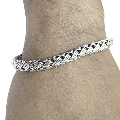 Sterling Silver Triple Padian Bracelet – 8mm