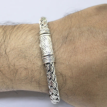 Sterling Silver Triple Padian Bracelet – 8mm