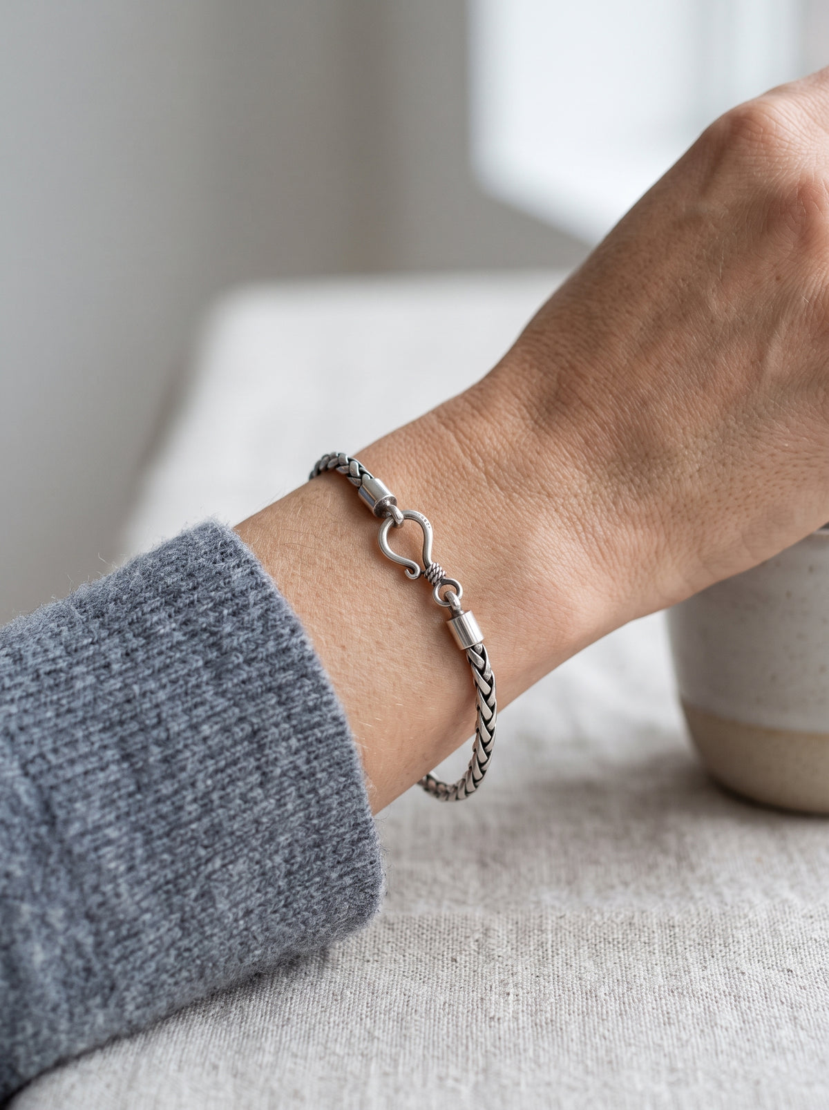 Sterling Silver Bracelet Padian