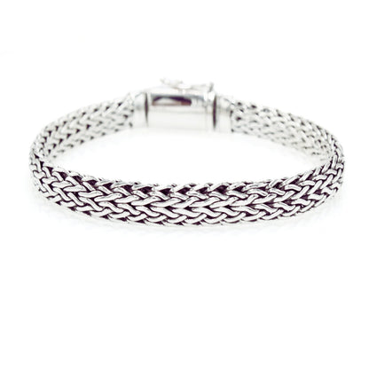 Sterling Silver Braided Bracelet for Men's