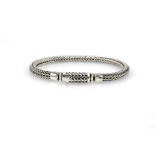 Sterling Silver Bracelet Tulang Naga