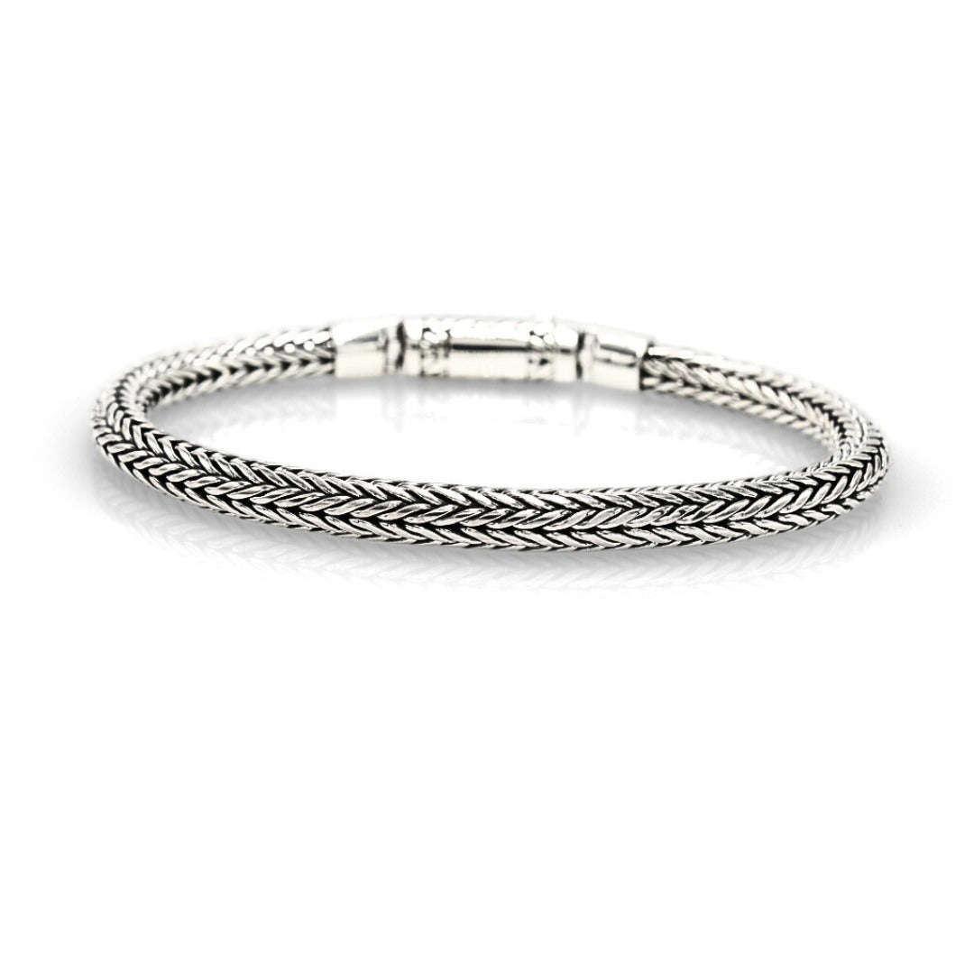 Sterling Silver Bracelet Tulang Naga