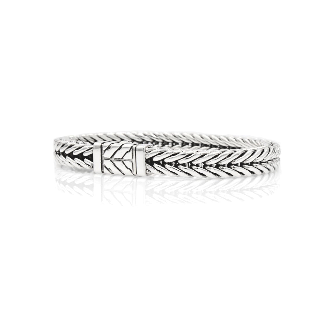 Sterling silver Braided Men's Bracelet